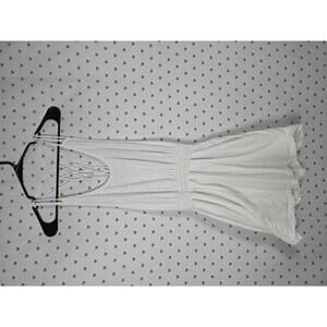 Victorias Secret White Flowy Cute Strappy Dress Racerback SMALL Sun Dress